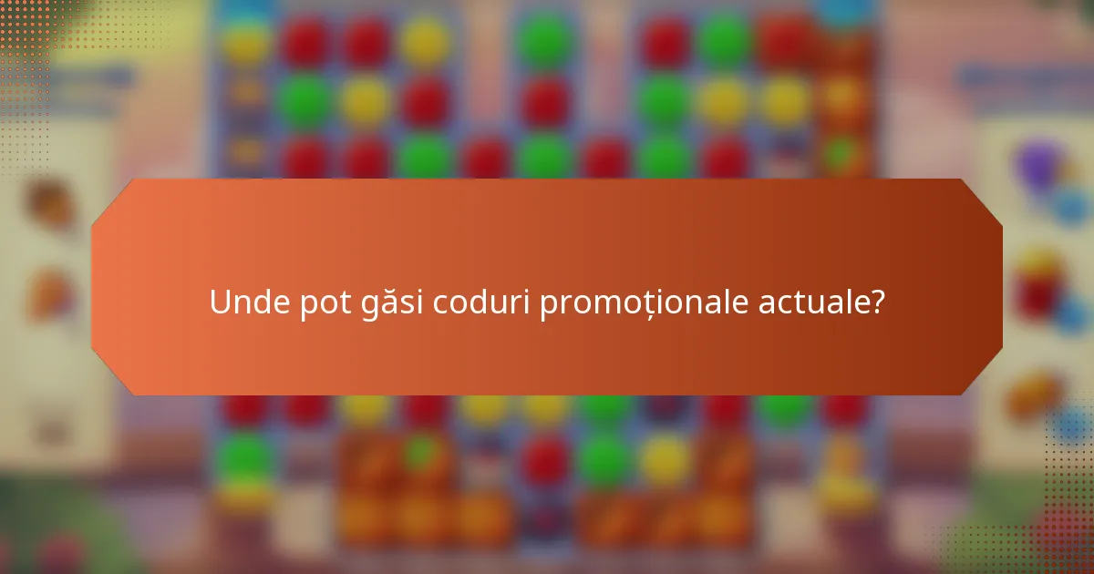 Unde pot găsi coduri promoționale actuale?